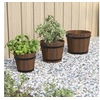 Image de Ensemble de jardinière godet 3 pcs bois massif de sapin 363362