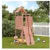 Image de Maisonnette de jeu avec mur d escalade bois massif Douglas