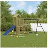 Image de Aire de jeux d'extérieur bois de pin imprégné, ensemble de jeu, ensemble de jeu en bois, ensemble de terrain de jeu 3155896