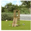 Image de Maisonnette de jeu avec mur d escalade bois de pin imprégné