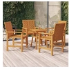 Image de Tuinstoelen 4 st massief acaciahout3155975