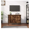 Image de Meuble TV avec portes chêne sonoma 60x35x45cm bois d ingénierie