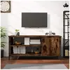 Image de Meuble TV chêne fumé 100x40x45 cm bois d ingénierie