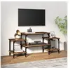 Image de Meuble TV Chêne fumé 117x35x52 cm Bois d'ingénierie826317
