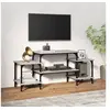 Image de Meuble TV Sonoma gris 117x35x52 cm Bois d ingénierie