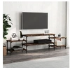 Image de Meuble TV chêne fumé 197x35x52 cm bois d'ingénierie826327