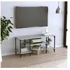 Image de Meuble TV sonoma gris 102x35x45,5 cm bois d ingénierie