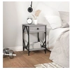 Image de Table de chevet sonoma gris 40x42x60 cm bois d'ingénierie826341