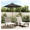 Image de Parasol de jardin avec mât en bois anthracite 196x231 cm