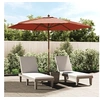 Image de Parasol met houten paal 299x240 cm terracottakleurig363172