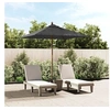 Image de Parasol met houten paal 198x198x231 cm antracietkleurig363185