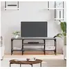Image de Meuble TV sonoma gris 121x35x45 cm bois d'ingénierie et fer831806