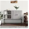 Image de Buffet sonoma gris 100x40x79,5 cm bois d'ingénierie831821
