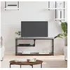 Image de Meuble TV sonoma gris 103x38x46,5 cm bois d ingénierie et acier
