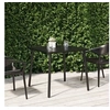 Image de Table de jardin anthracite 80x80x71 cm acier