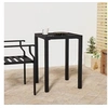 Image de Table de jardin anthracite 50x50x72 cm acier 362742