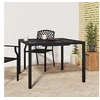 Image de Table de jardin anthracite 100x100x72 cm acier