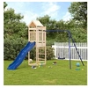 Image de Aire de Jeux d'Extérieur, Ensemble de Jeu avec Escalade et Balançoire, Tour de Jeu pour Enfant Jardin Terrasse, Bois 3156949