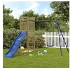 Image de Aire de jeux d'extérieur bois de pin imprégné, ensemble de jeu, ensemble de jeu en bois, ensemble de terrain de jeu 3157035