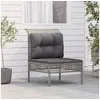 Image de Canapé Central de Jardin avec Coussin, Siège de Terrasse, Canapé Sectionnel, Meuble d'Extérieur Patio Arrière-Cour, 319667