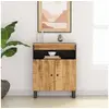 Image de Buffet avec 2 portes 60x33x75 cm bois massif de manguier