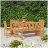 Image de 5-delige Tuinset massief teakhout3157152
