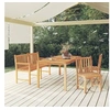 Image de 4-delige Tuinset massief teakhout3157157