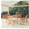 Image de 5-delige Tuinset massief teakhout3157158
