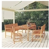 Image de 5-delige Tuinset massief teakhout3157161