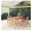 Image de 5-delige Tuinset massief teakhout3157164