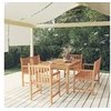 Image de 5-delige Tuinset massief teakhout3157167