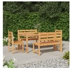 Image de 5-delige Tuinset massief teakhout3157198