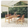 Image de 3-delige Tuinset massief teakhout3157199