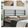 Image de Tête de lit métal noir 120 cm