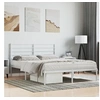 Image de Bedframe met hoofdbord metaal wit 140x200 cm352369