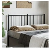 Image de Hoofdbord 135 cm metaal zwart352512