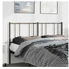 Image de Hoofdbord 150 cm metaal zwart352514