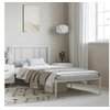 Image de Bedframe met hoofdbord metaal wit 100x200 cm352524