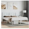 Image de Bedframe met hoofdbord metaal wit 120x200 cm352527