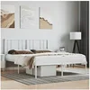 Image de Bedframe met hoofdbord metaal wit 160x200 cm352532