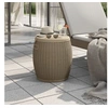 Image de Salon de jardin polypropylene marron 2 pieces