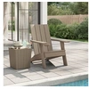 Image de Chaise de jardin Adirondack marron clair 75x88,5x89,5 cm PP 364175
