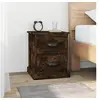 Image de Tables de chevet 2 pcs chêne fumé 39x39x47,5 cm bois ingénierie816155