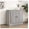 Image de Buffet, Armoire Latérale avec Rangement, Table de Chevet, Meuble Salle de Séjour Intérieur, Moderne, Sonoma Gris Bois d'Ingénierie