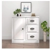 Image de Buffet blanc 70x35,5x67,5 cm bois d'ingénierie816192