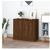 Image de Buffets 2 pcs chêne marron 37,5x35,5x67,5 cm bois d'ingénierie816215
