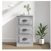 Image de Buffet sonoma gris 36x35,5x67,5 cm bois d ingénierie