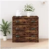 Image de Buffet chêne fumé 70x35,5x67,5 cm bois d'ingénierie