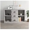 Image de Buffet sonoma gris 104,5x35,5x67,5 cm bois d ingénierie