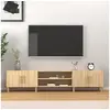 Image de Meubles TV chêne sonoma 180x31,5x40 cm bois d ingénierie